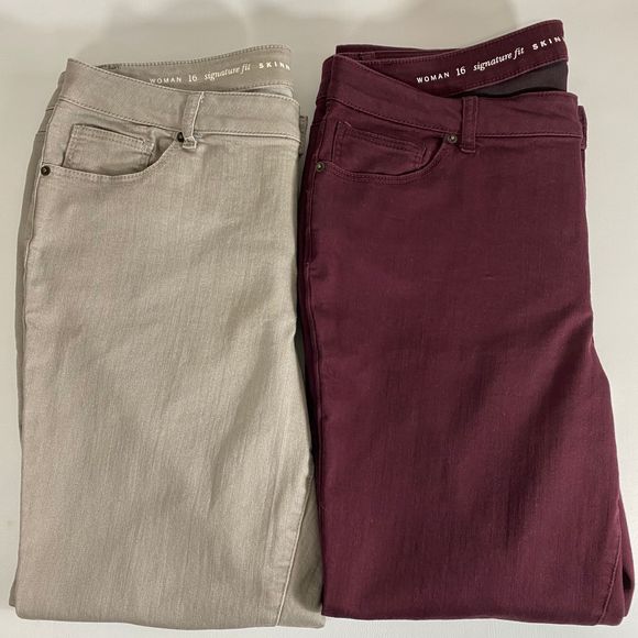 w62 signature fit skinny jeans